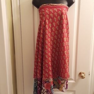 NWOT Fiori viscose skirt/dress/wrap/2 sided